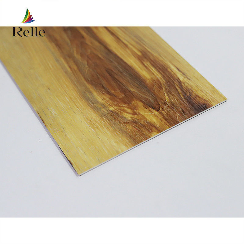 پوشش UV LVT کفپوش پارکت CE SGS کفپوش های پلاستیکی چوبی