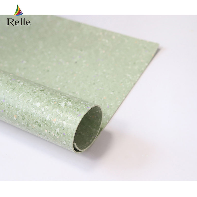 PUR پوشش Relle استاک Lot PVC سازگار با محیط زیست نور بیج وینیل کف ضد ایستاتیک برای آزمایشگاه