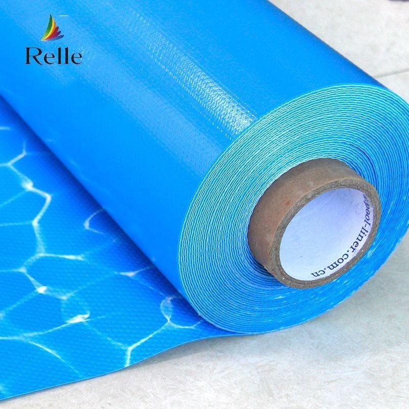 آبياي اقيانوس PVC Pool Liner Anti UV 1.5mm 1.2mm PVC تقویت شده برای استخر
