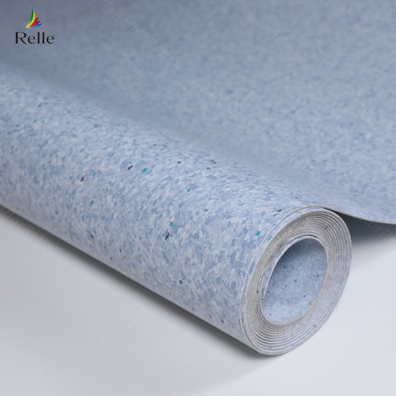 کفپوش وینیل همگن رله PVC برای کاربرد بیمارستان در گوانگدونگ در هر رول