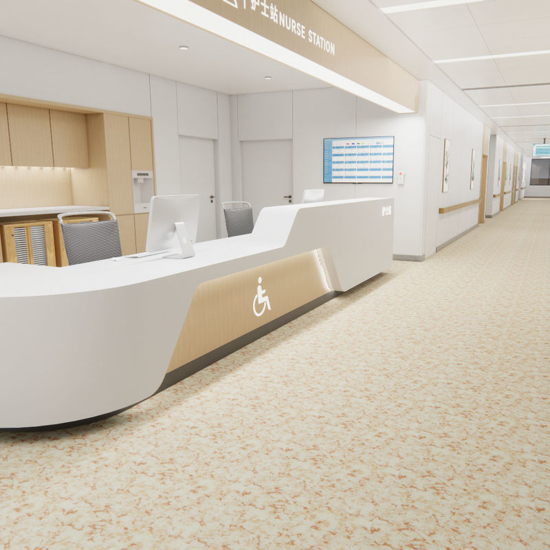 آسان برای تمیز کردن کف متضاد برای فضاهای شلوغ ساختارهای چند لایه ای مقاوم در برابر لکه