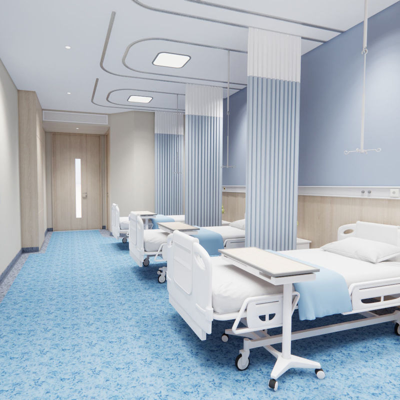 آسان برای تمیز کردن کف متضاد برای فضاهای شلوغ ساختارهای چند لایه ای مقاوم در برابر لکه