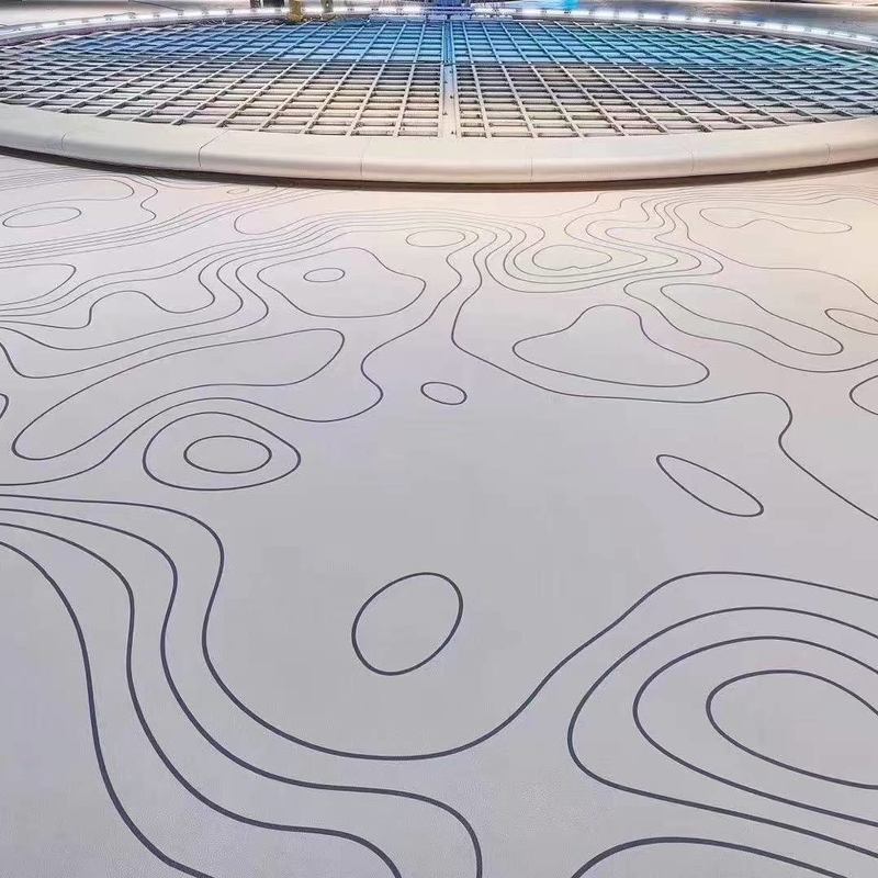 کفپوش های لاستیکی سازگار با محیط زیست، مقاوم در برابر فرسایش و ضد لغزشی برای سالن های نمایشگاه