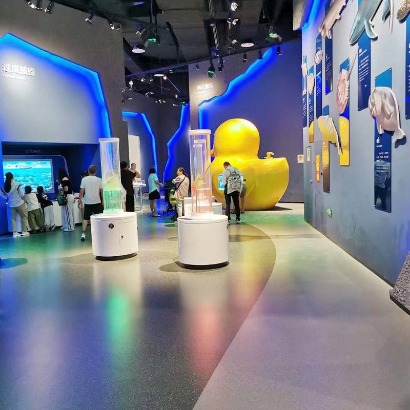 کفپوش لاستیکی ضد لغزش، مقاوم در برابر سایش و لکه برای سالن های نمایشگاه