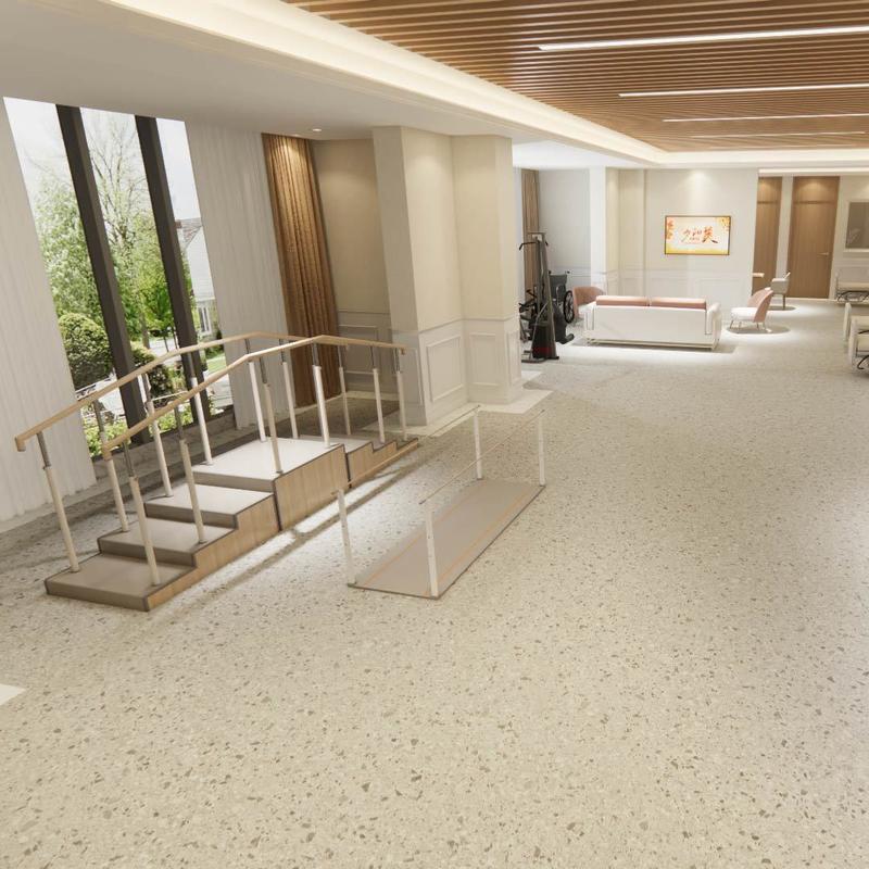 کفپوش جامع مراقبت از سالمندان برای خانه‌های سالمندان – سبک بهداشتی همگن درجه پزشکی