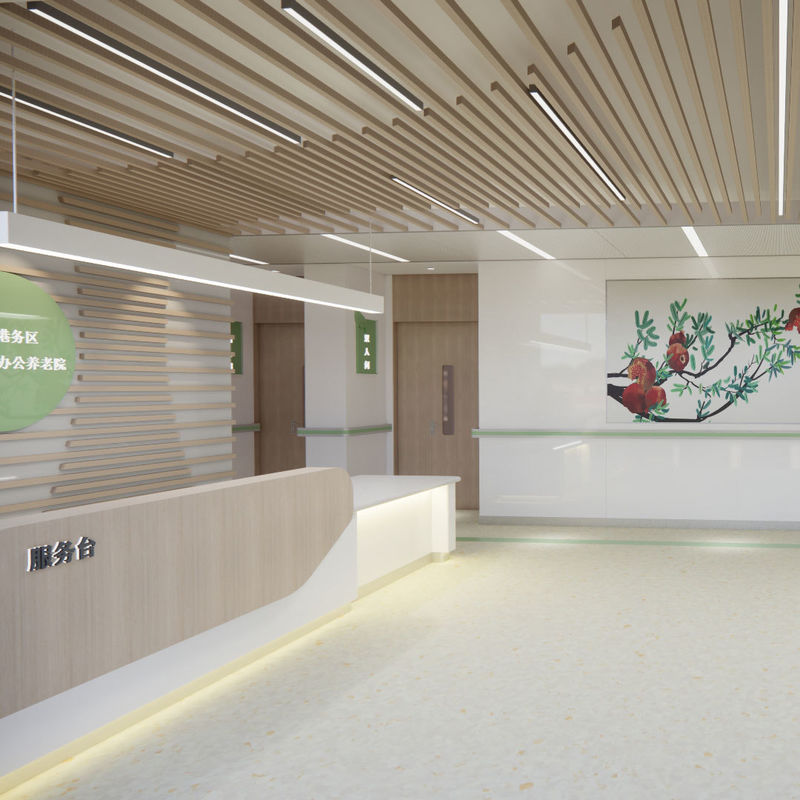 کفپوش پزشکی ضد باکتری و سازگار با محیط زیست برای خانه‌های سالمندان – نوع بهداشتی و آسان تمیز شونده