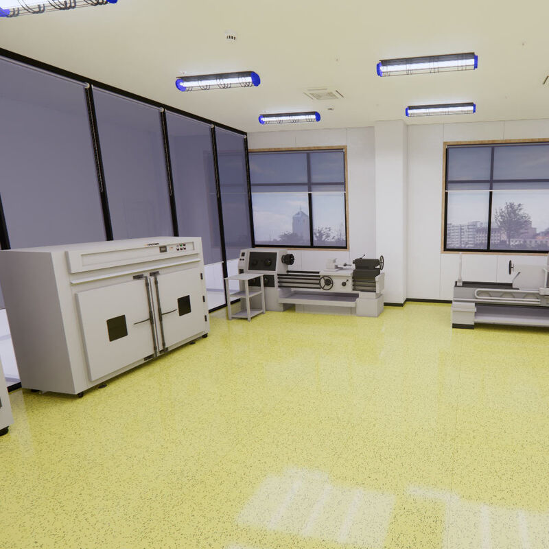 کفپوش ایمنی صنعتی کاربوراندوم رله برای کارخانه - مقاوم در برابر سایش بالا، ضد لغزش و ضد ضربه