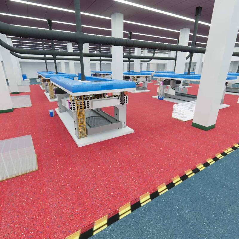 کفپوش ایمنی کاربوراندوم بدون گرد و غبار رله (مقاوم در برابر سایش در مناطق تمیز - ضد لغزش - ضد حریق - سازگار با محیط زیست)