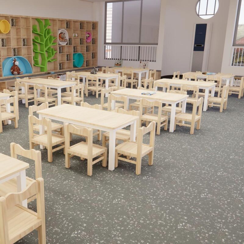 مرکز آموزش اولیه Relle کفپوش ضد لغزش کربورندوم R11 (نسخه پیش دبستانی ضد خراش)