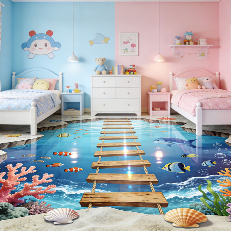 کفپوش تزئینی سه بعدی برای اتاق های تم