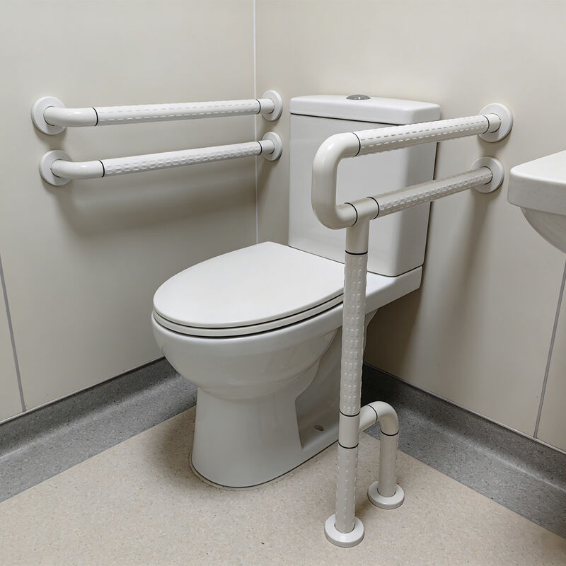 Relle RL-U1854 U-Type Double-Layer Toilet Grab Bar - ضد برخورد ضد باکتری برای بیمارستان / خانه سالمندان (قابل سفارشی سازی)