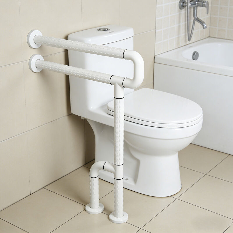 Relle RL-U1854 U-Type Double-Layer Toilet Grab Bar - ضد برخورد ضد باکتری برای بیمارستان / خانه سالمندان (قابل سفارشی سازی)