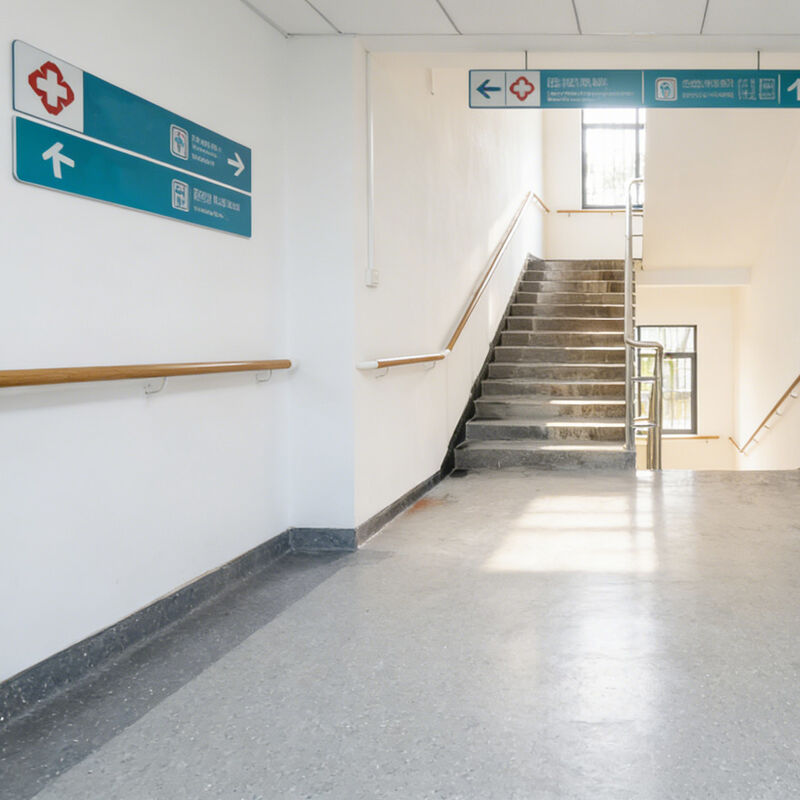 دستگیره راهرو نصب شده روی دیوار، کیت دستگیره ایمنی پله های ماندگار