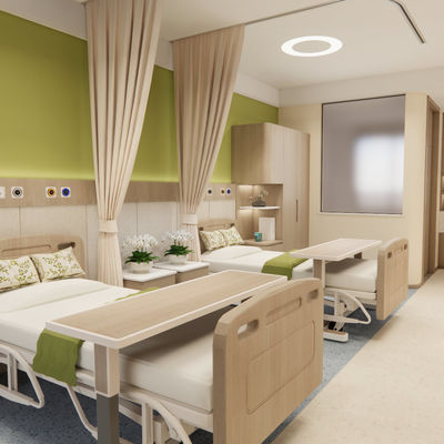 کفپوش آسایشگاه سالمندان تجاری با ویژگی های ضد باکتری و تمیز کردن آسان – Lumina Health/Infinity